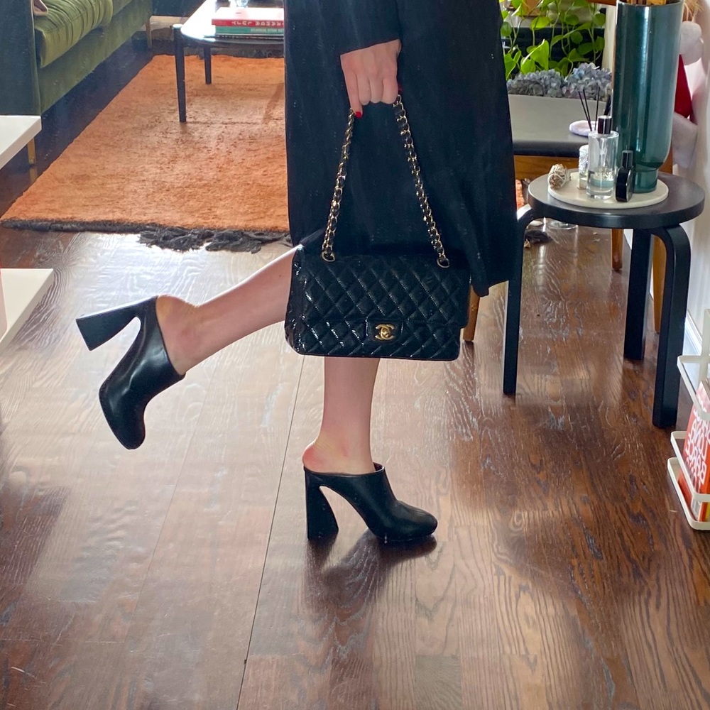 Stella McCartney high heeled mules / Sz 40